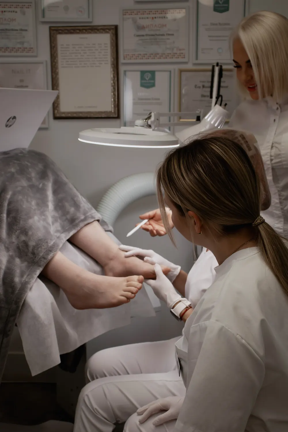 Practical foot-care education session